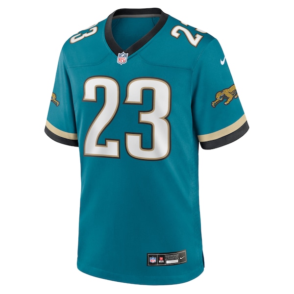 Foye Oluokun Jacksonville Jaguars Nike Prowler Throwback Player Game Jersey - Teal