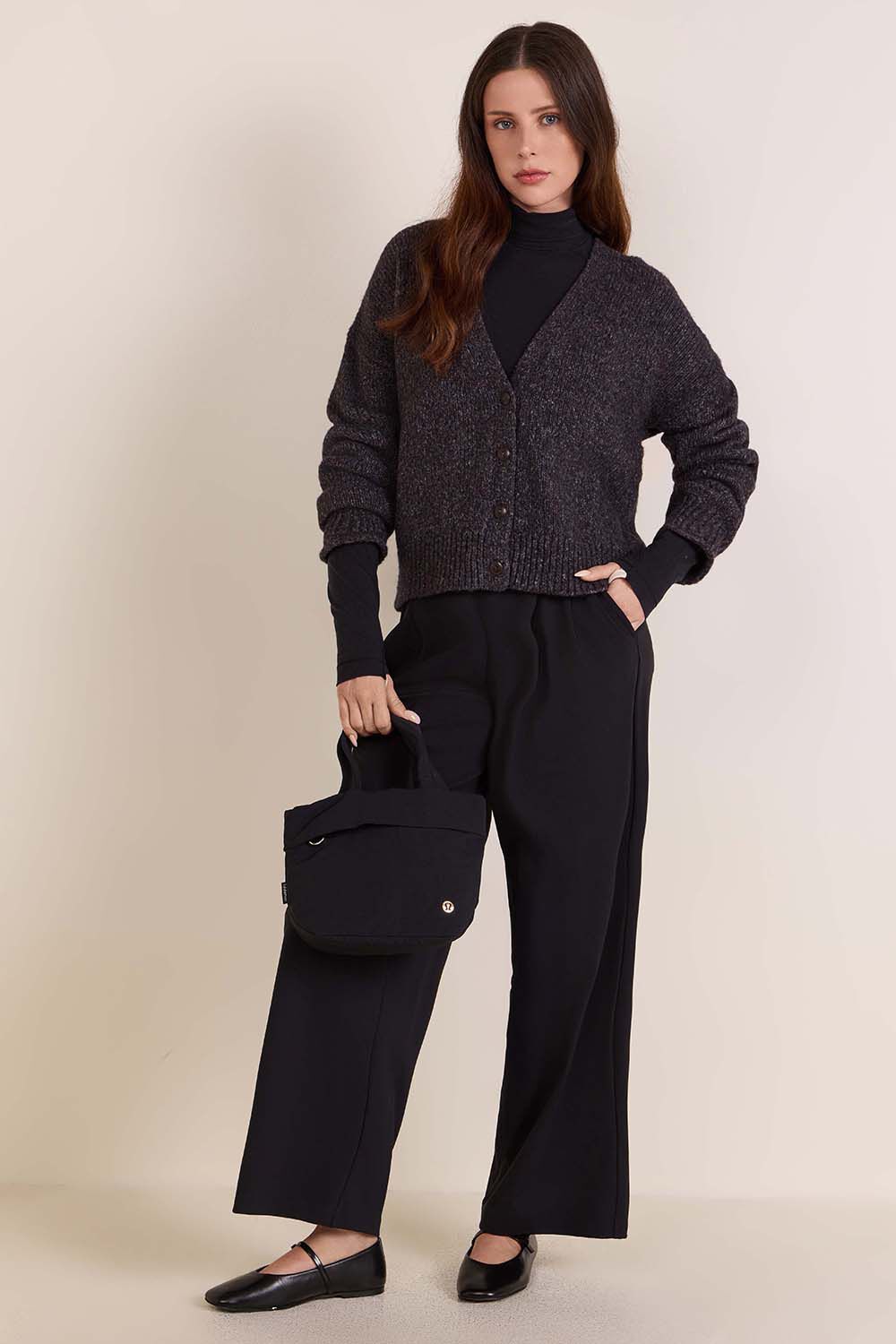LULULEMON Wool-Blend Button-Up Cardigan