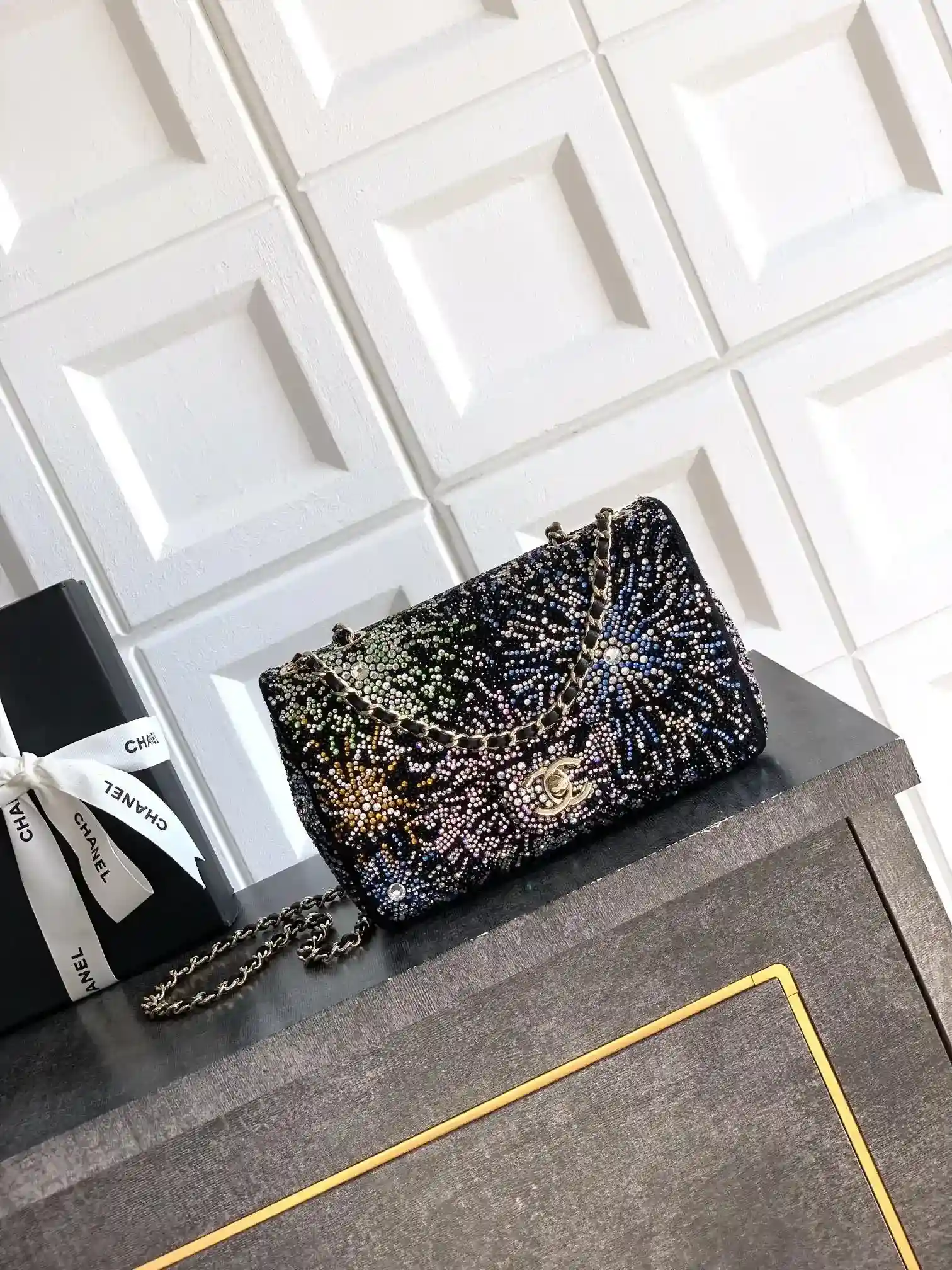 Chanel Classic Flap Black Crystal Shoulder Bag product photo from LabelPicks