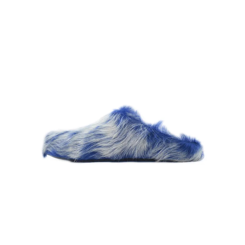 MARNI Fussbett Tie Dye white Blue