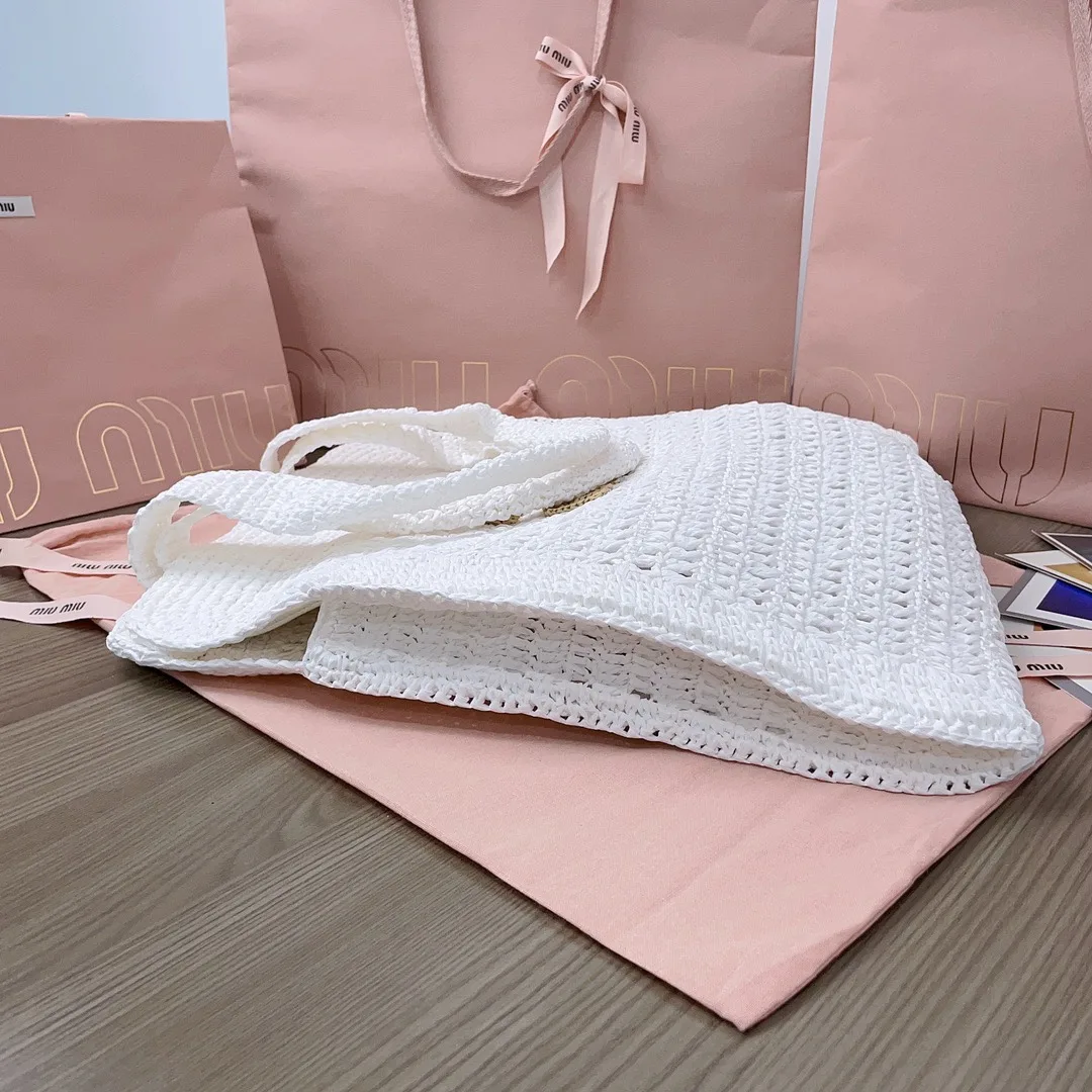 Miu Miu Woven Leather Tote Bag product photo from LabelPicks