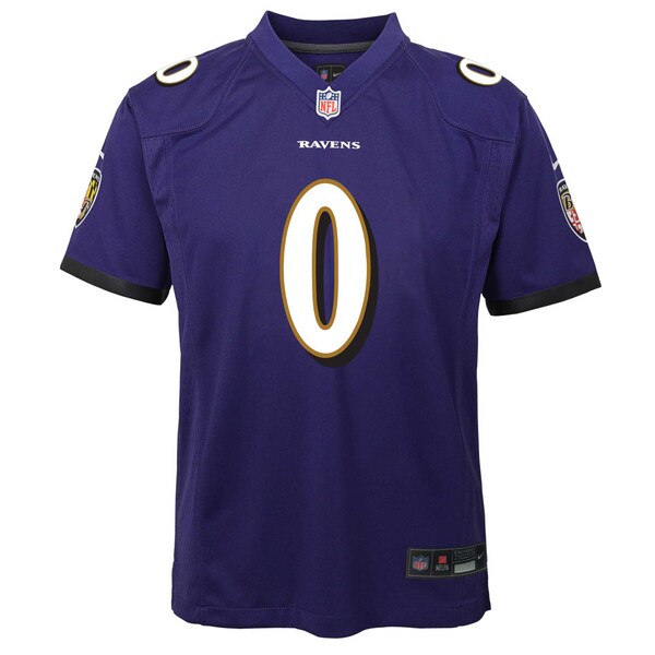 Roquan Smith Baltimore Ravens Nike Youth Team Player Game Jersey - Purple