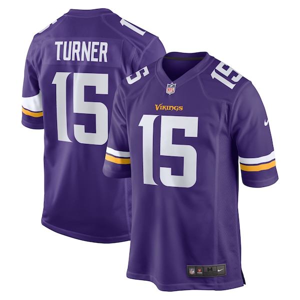 Dallas Turner Minnesota Vikings Nike 2024 NFL Draft First Round Pick Player Game Jersey - Purple