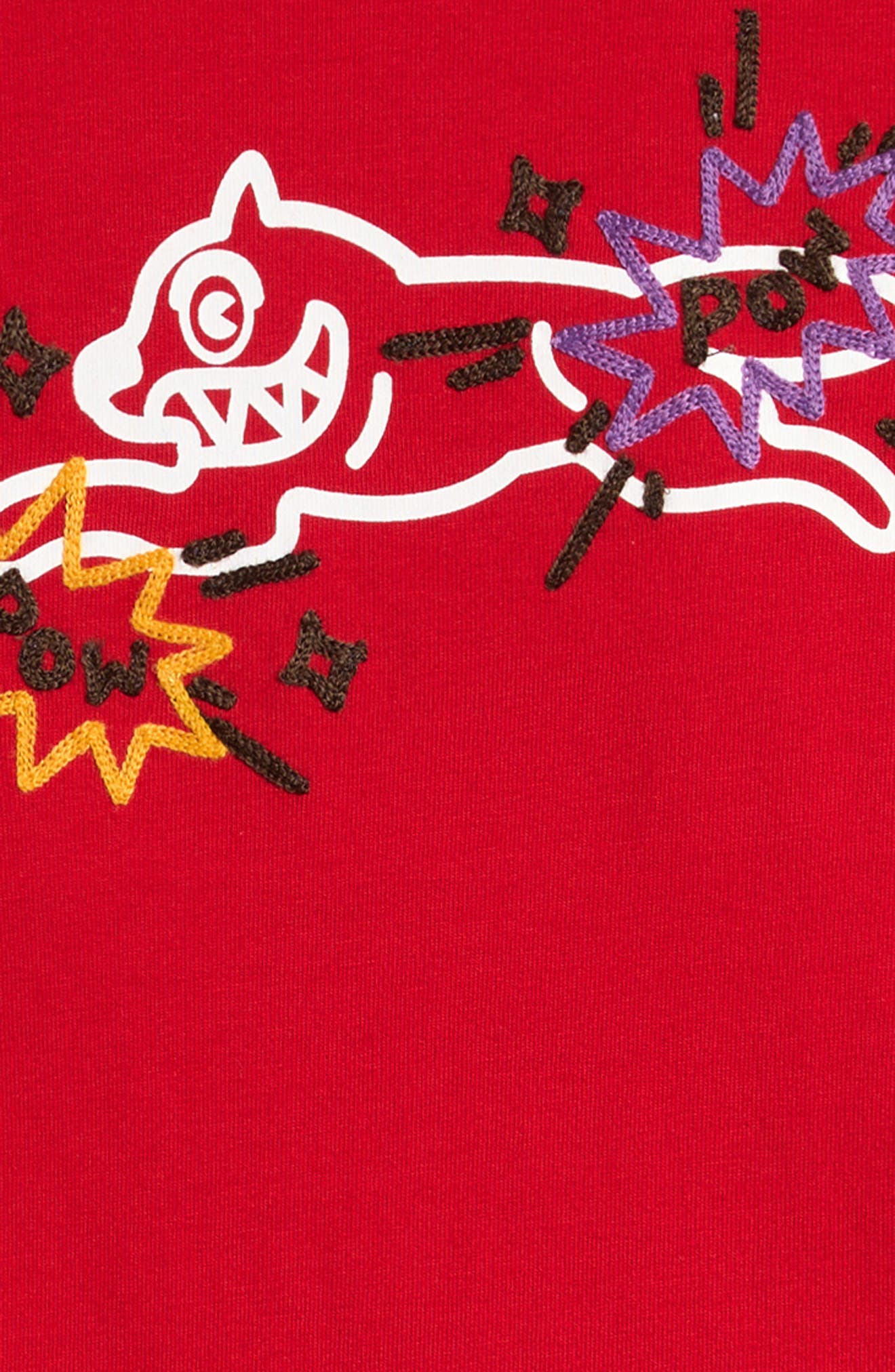 ICECREAM Kids' Pop Embroidered Cotton Graphic T-Shirt