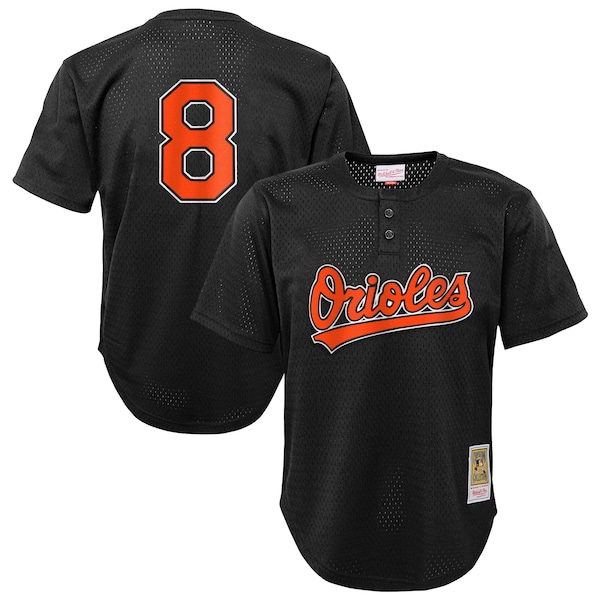 Cal Ripken Jr. Baltimore Orioles  Toddler Throwback Mesh Batting Practice Jersey - Black