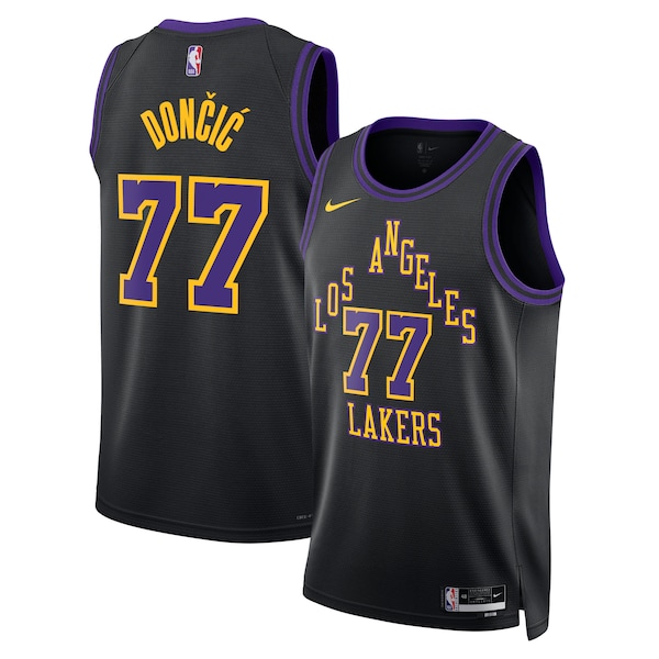 Luka Dončić Los Angeles Lakers Nike Unisex 2025/26 Swingman Jersey - Black - City Edition
