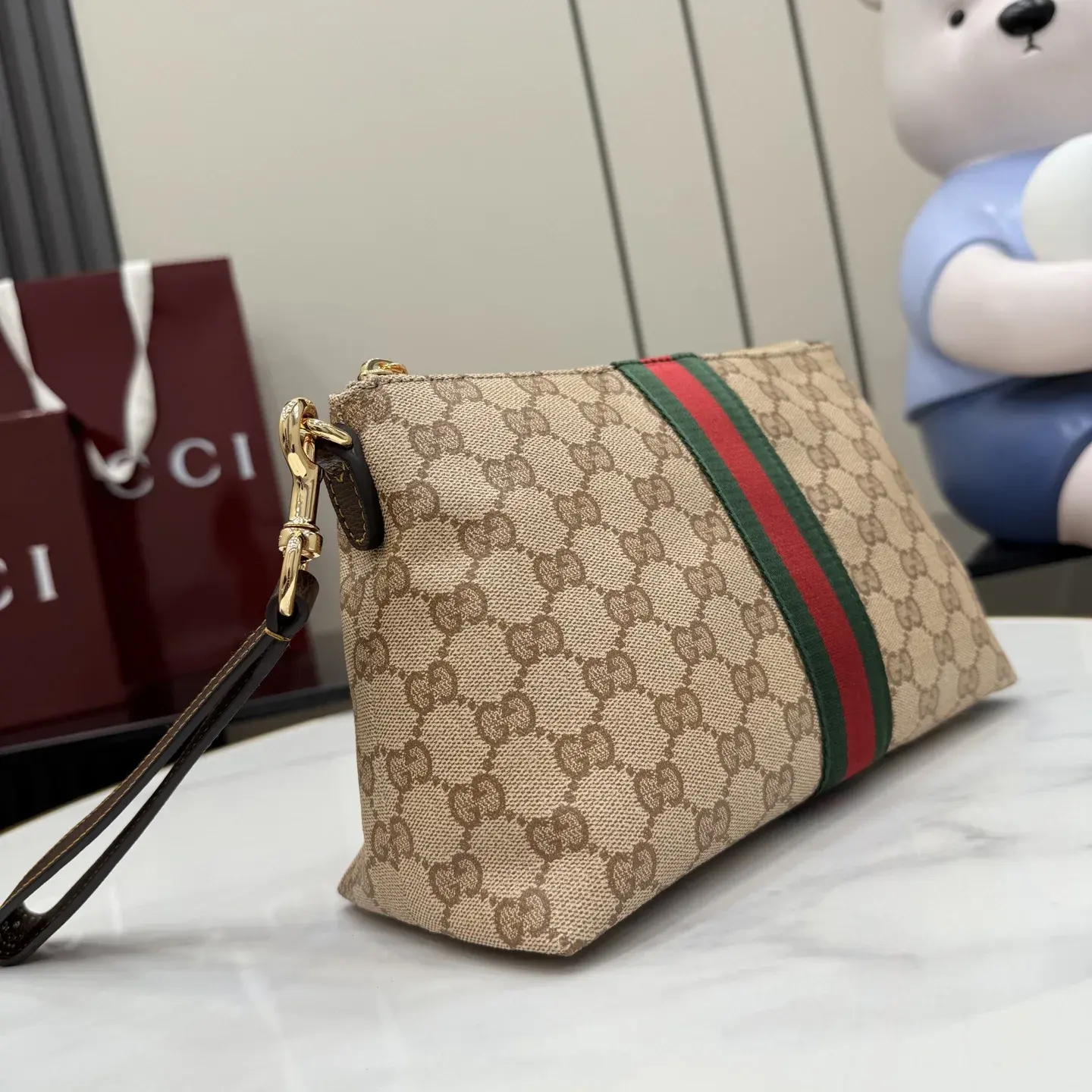 Gucci Generation Beige Canvas and Leather Clutch product photo from LabelPicks