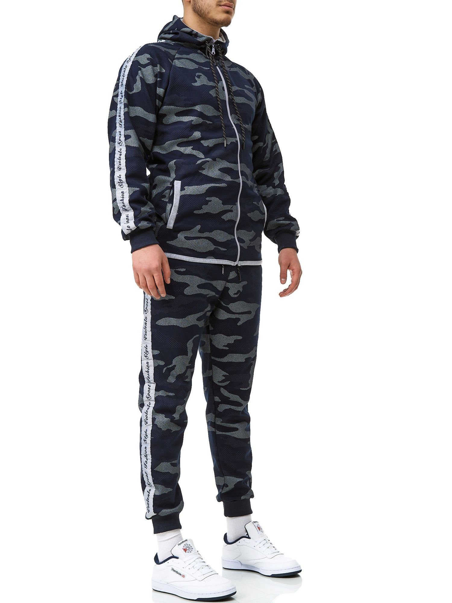 John Kayna Jogginganzug Herren Jogginganzug Sportanzug Männer Trainingsanzug Sportbekleidung (Sportanzug Jogger Trainingsanzug), Fitness Freizeit Casual