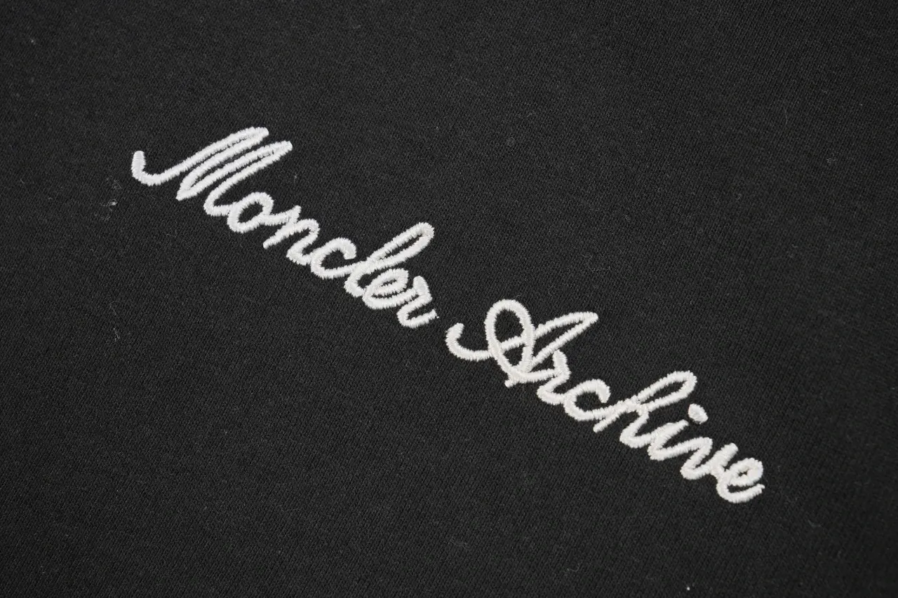 Moncler Black Double-Collar Embroidered T-Shirt product photo from LabelPicks