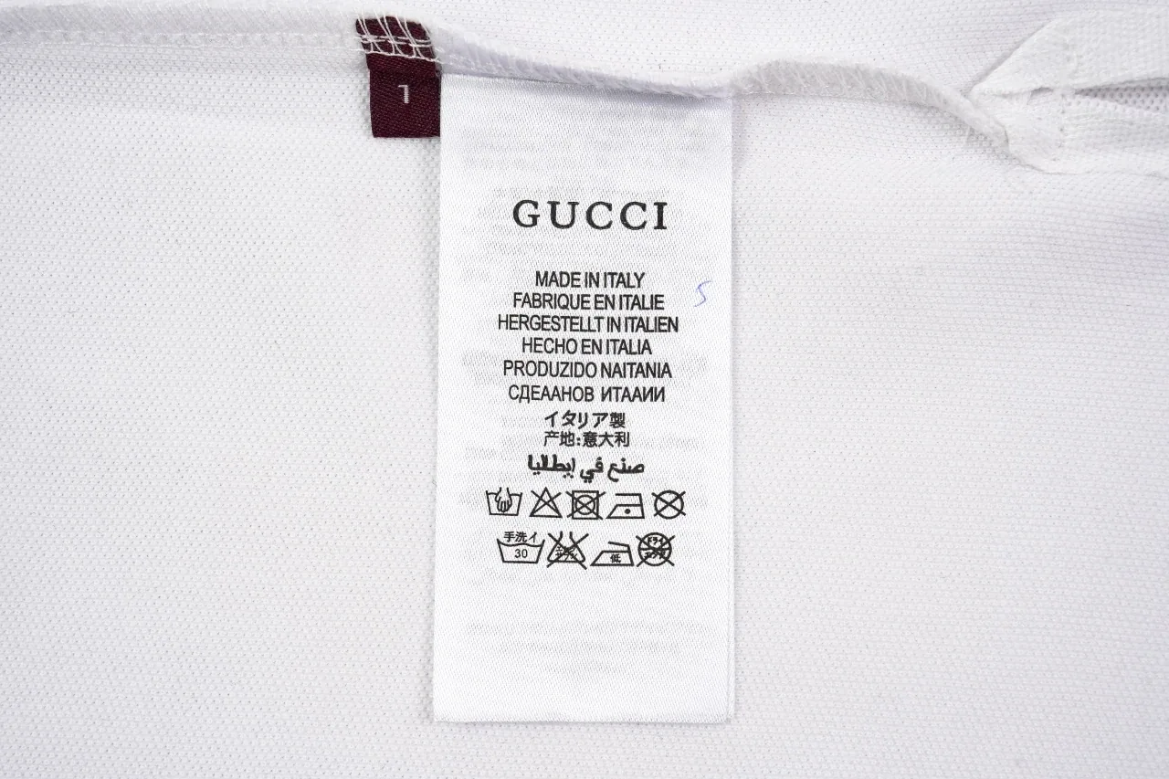 GUCCI White Mini GG Pocket Polo Shirt product photo from LabelPicks