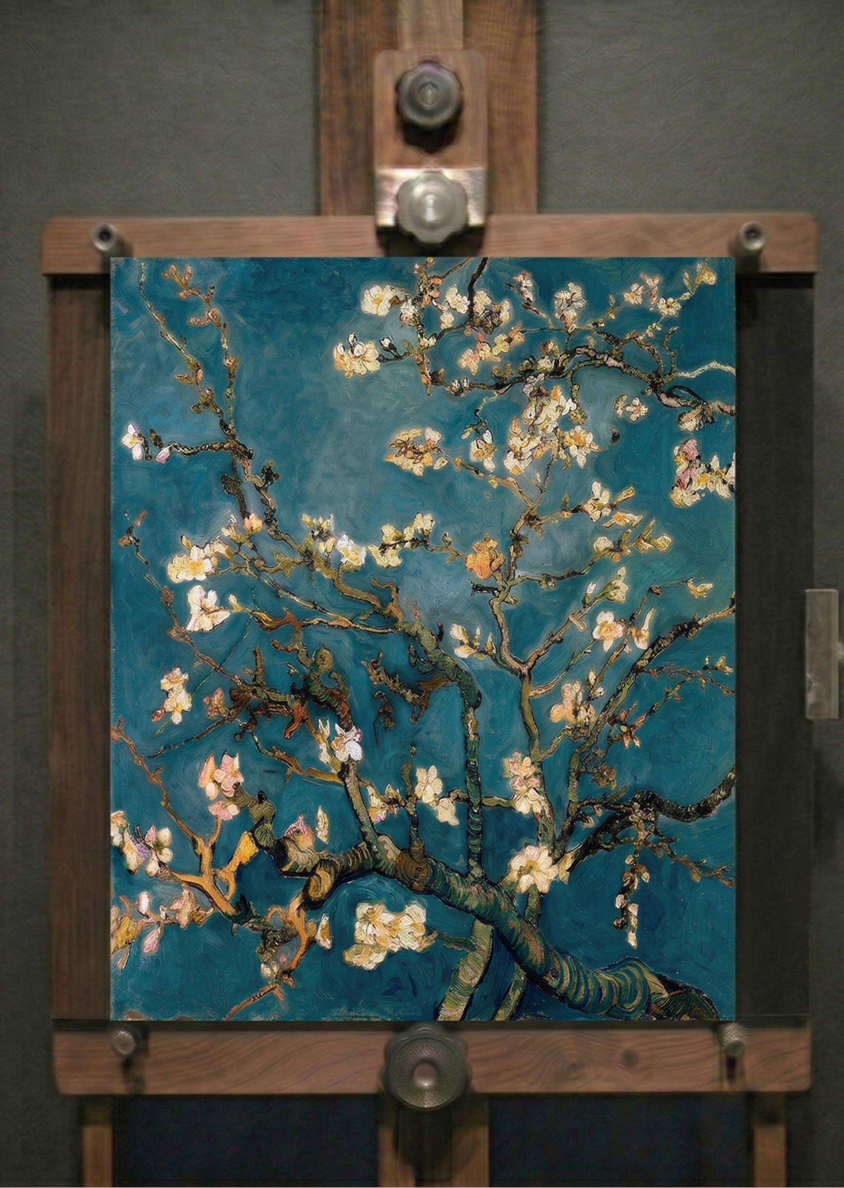 Hand-Painted Van Gogh Almond Blossom Oil Painting Reproduction on Canvas - Casso - casso