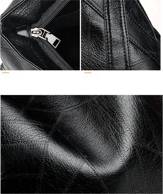 Water Washed Soft Leather Women's Bag