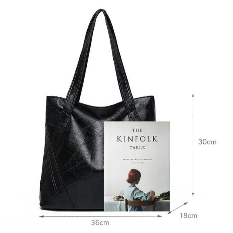 Water Washed Soft Leather Women's Bag