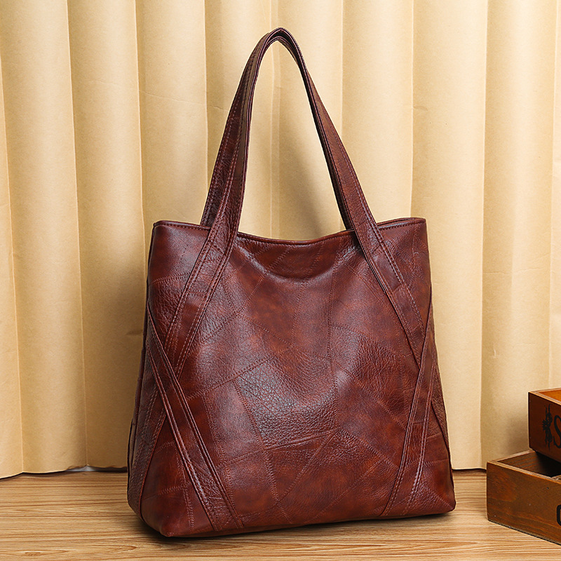 Water Washed Soft Leather Women's Bag
