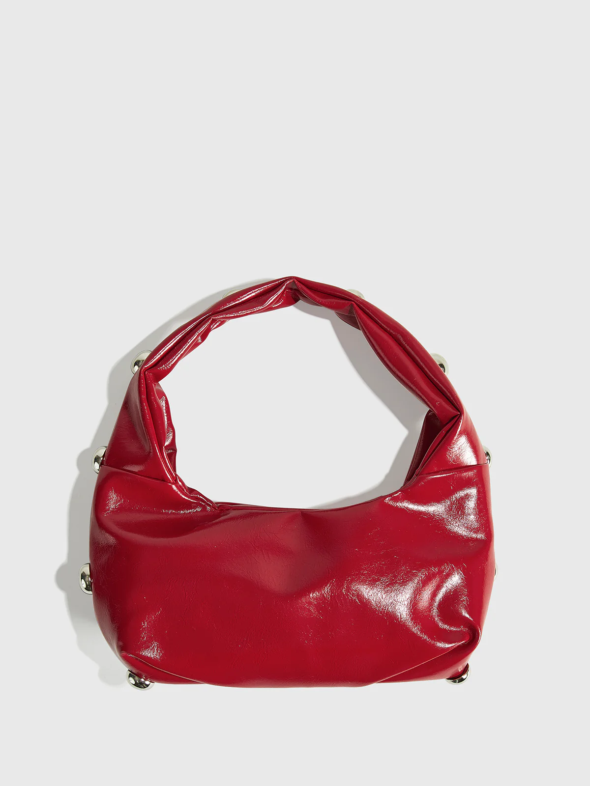 Rounded Studded Armpit Bag