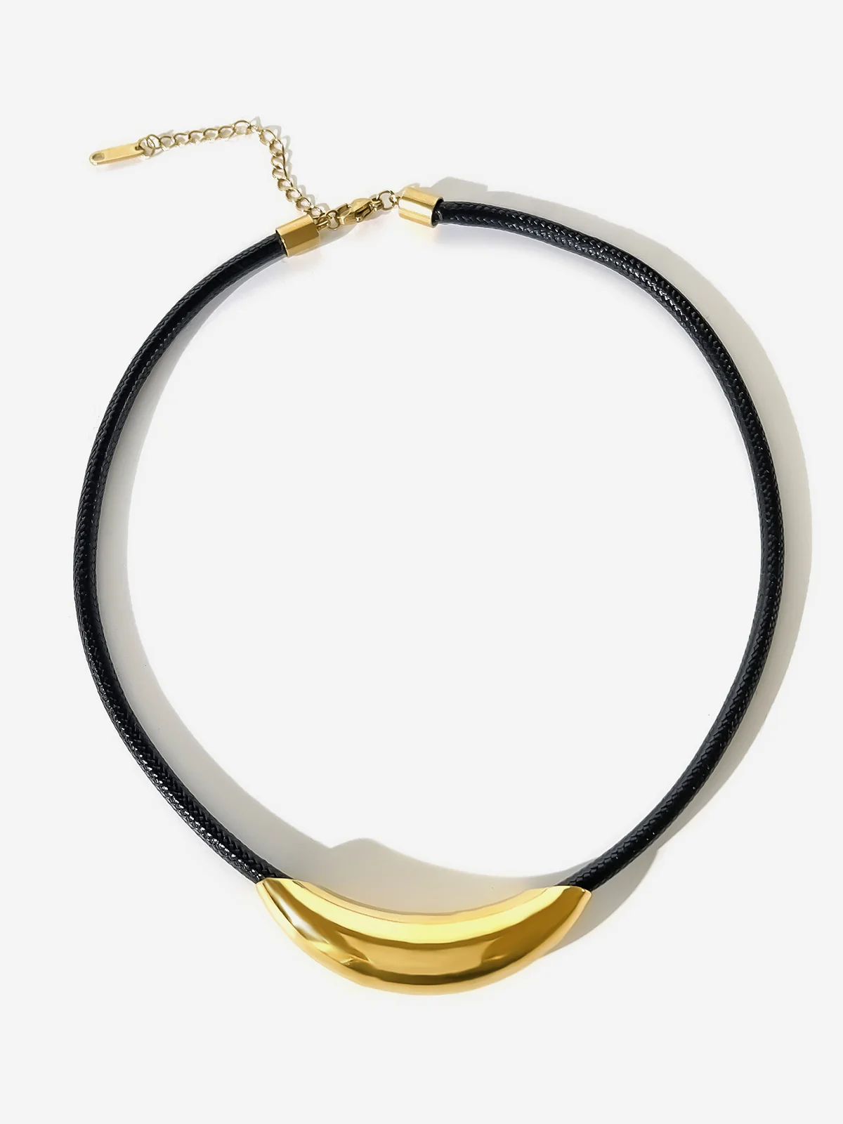 Golden Tube Rope Choker