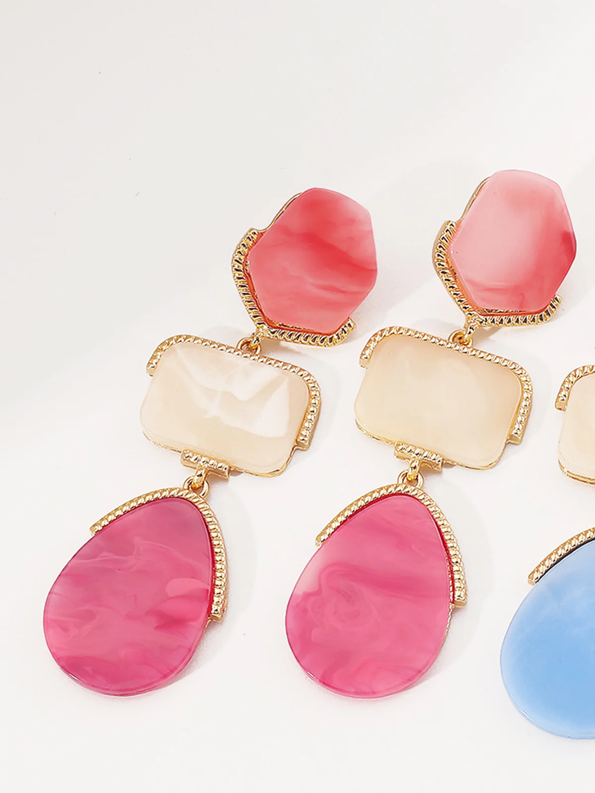 Boheme Geometrical Drop Earrings