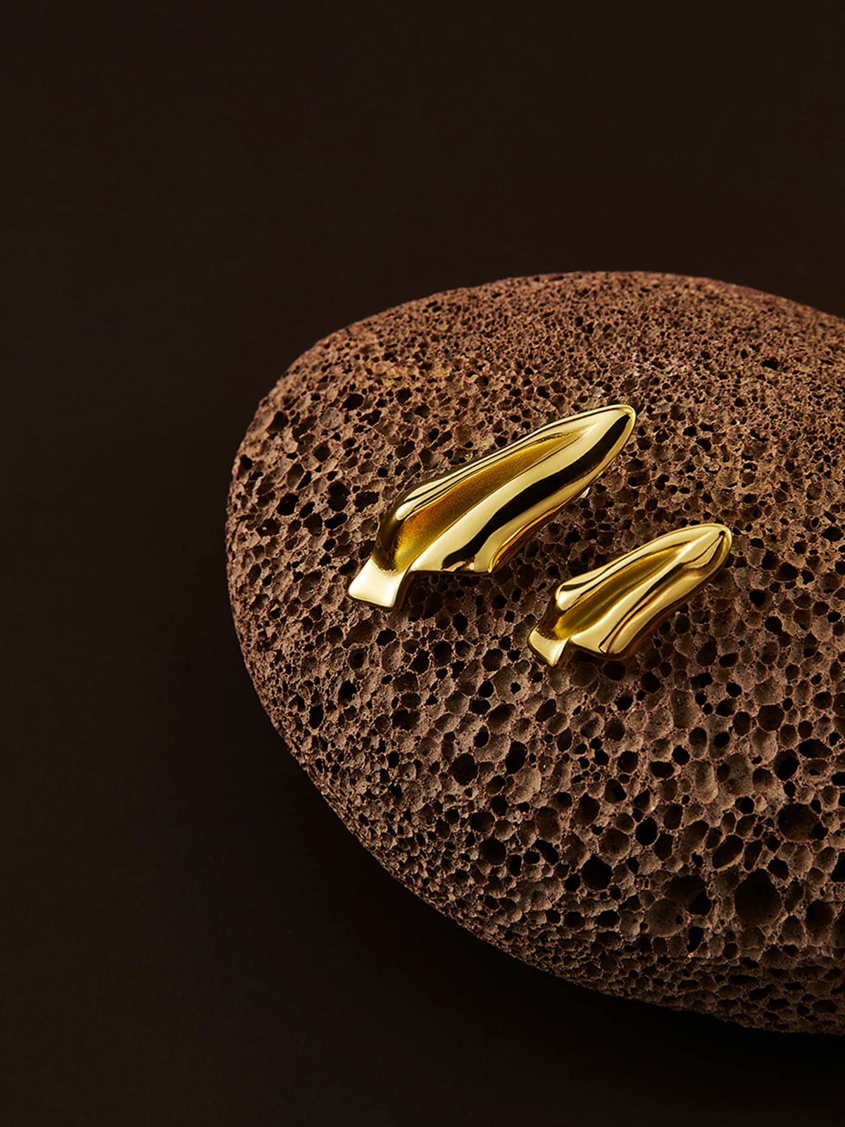 Asymmetric Paper Airplane Pleated Earrings