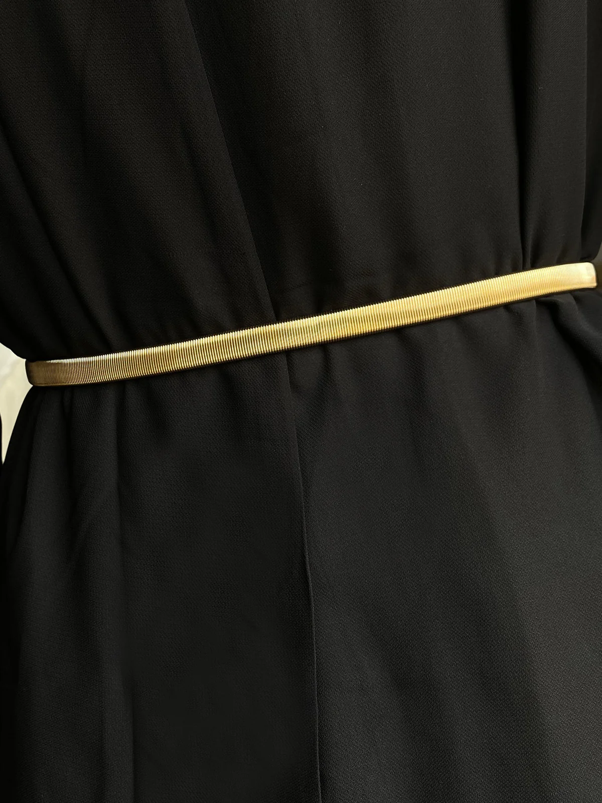 Elastic Lariat Slim Belt