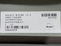 Speed Graffiti Trainers Black White