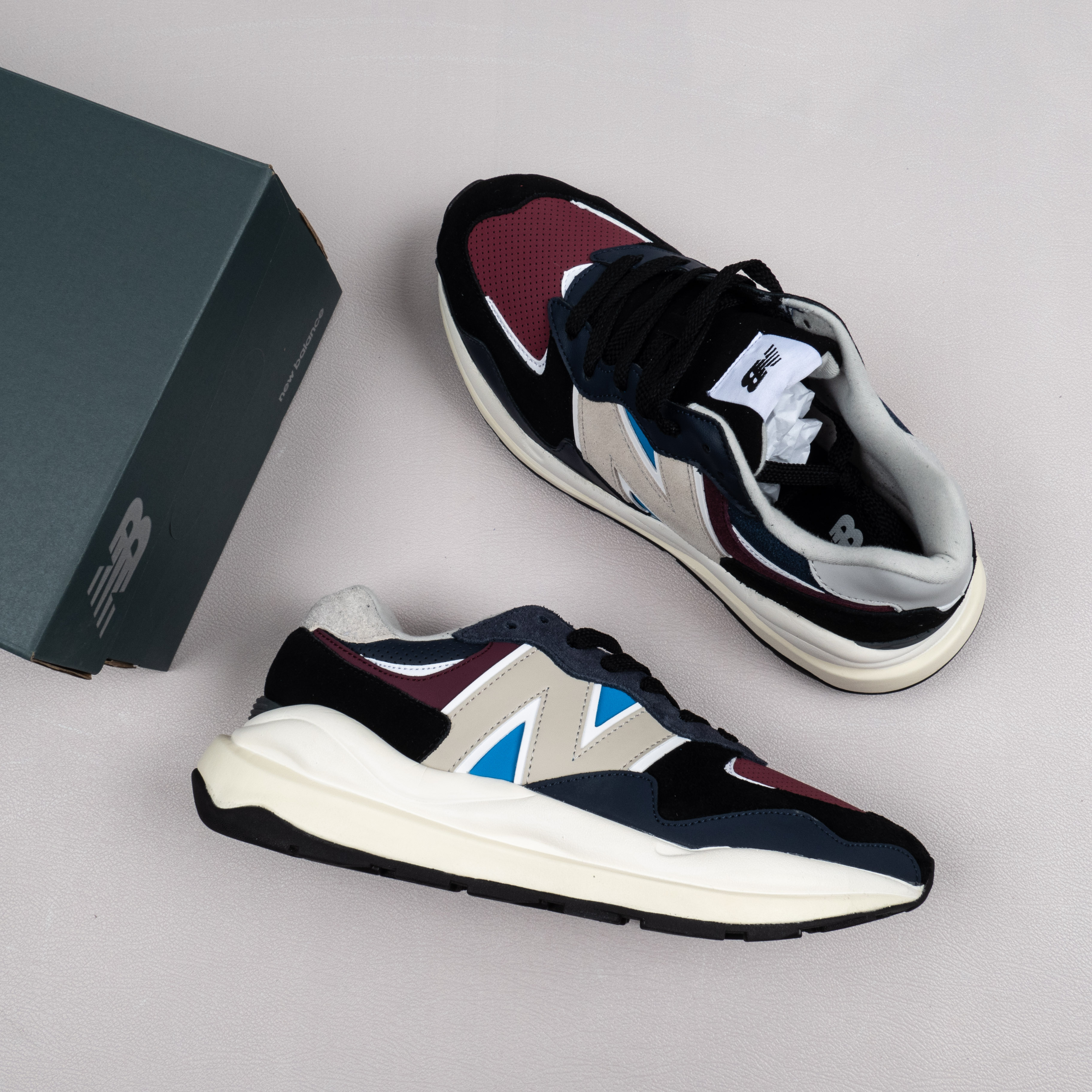 【Free Shipping】57/40 DAHOOD Navy Maroon