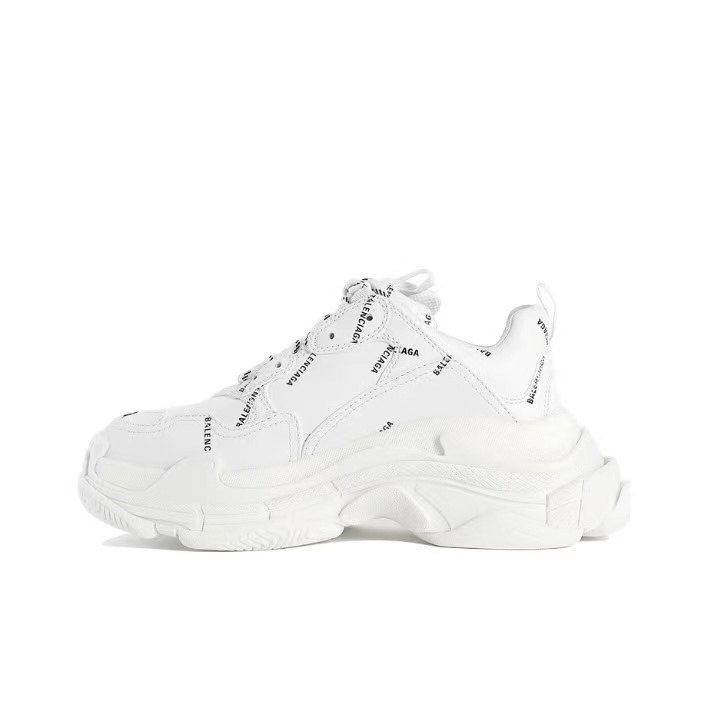 Triple S Allover Logo White