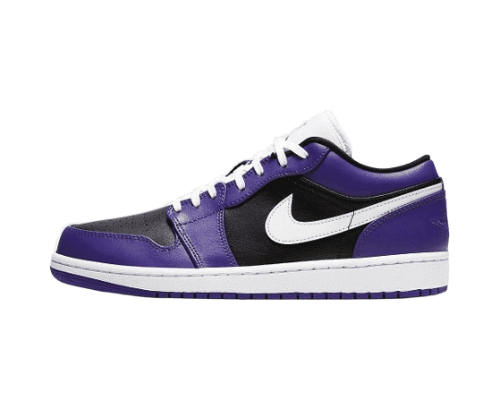 1's Low Court Purple Black