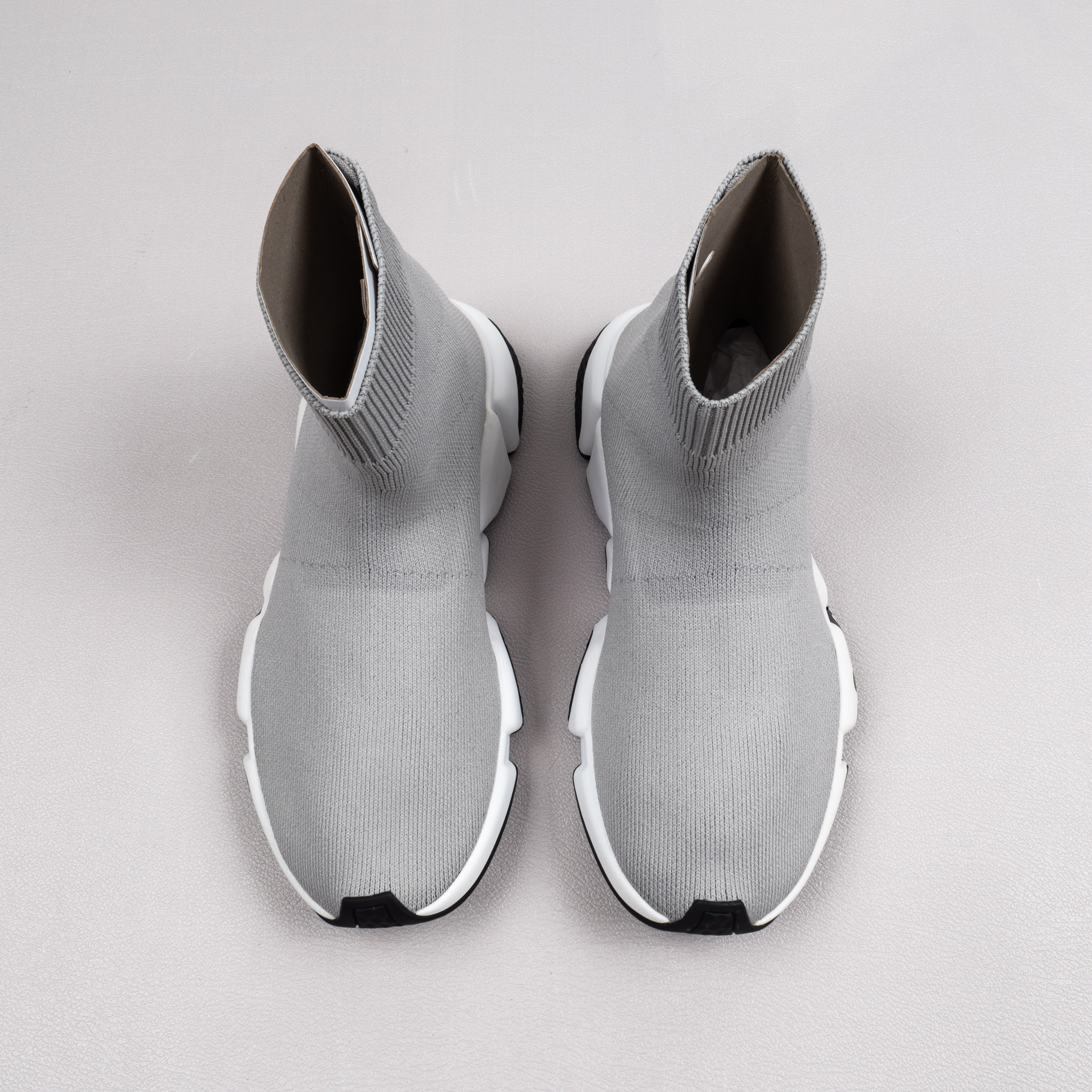 【Free Shipping】男女鞋 巴黎袜子鞋SPEED LOGO印花袜式针织运动鞋