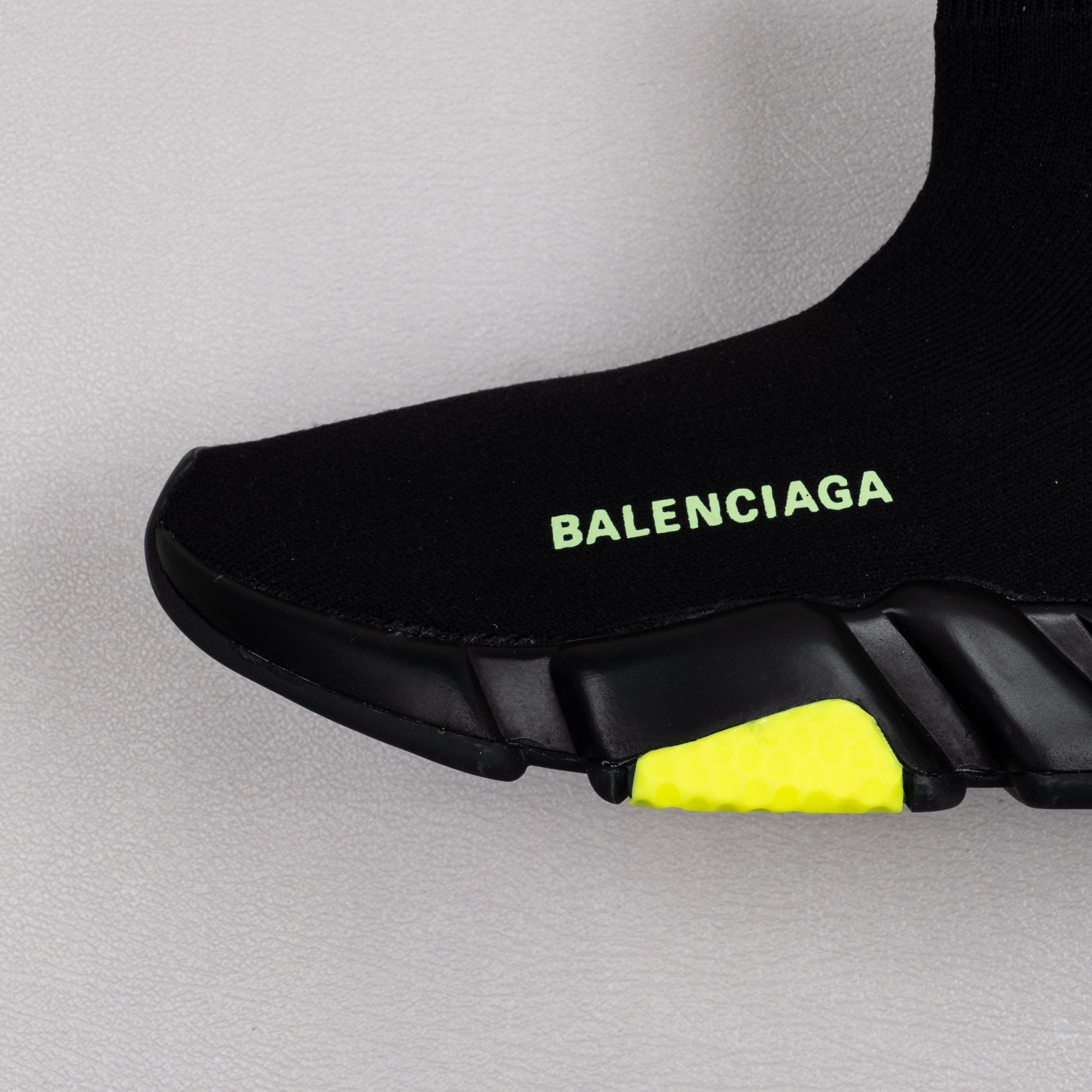 【Free Shipping】男女鞋 巴黎袜子鞋SPEED LOGO印花袜式针织运动鞋