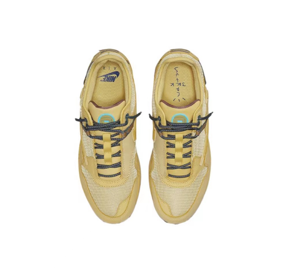 Air Max 1 Travis Scott Cactus Jack Saturn Gold