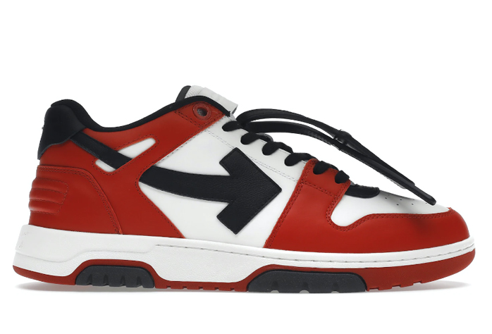 Out Of Office OOO Low Tops Black White Red