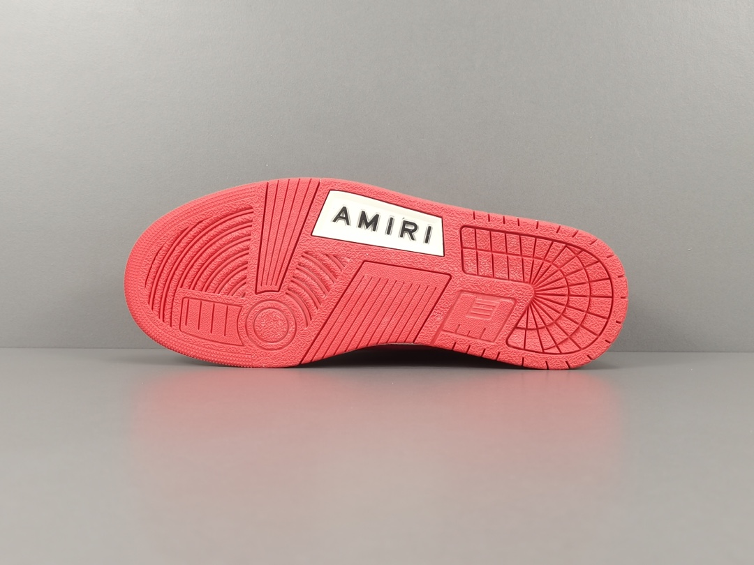 Skel Top Low White Red