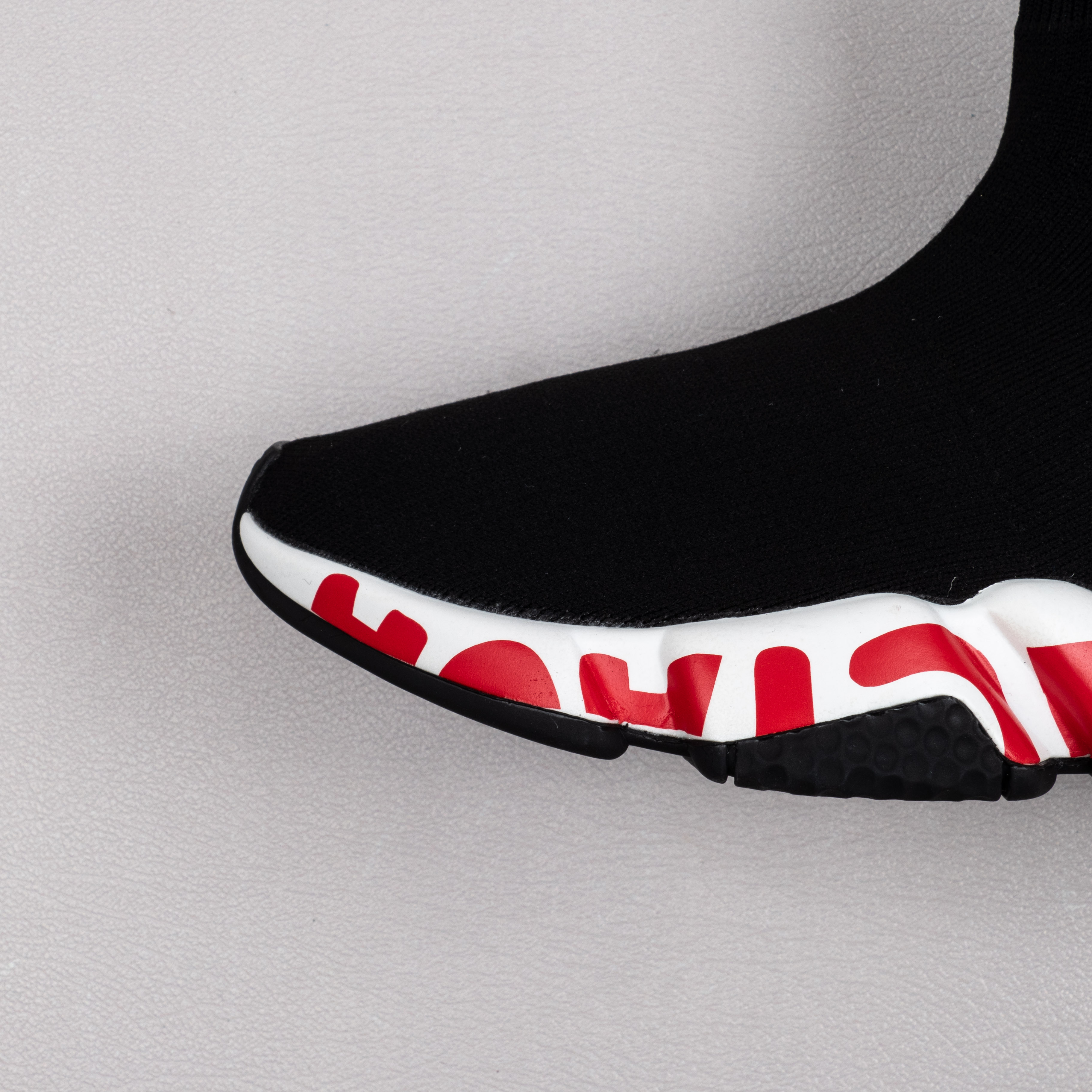 【Free Shipping】男女鞋 巴黎袜子鞋SPEED LOGO印花袜式针织运动鞋