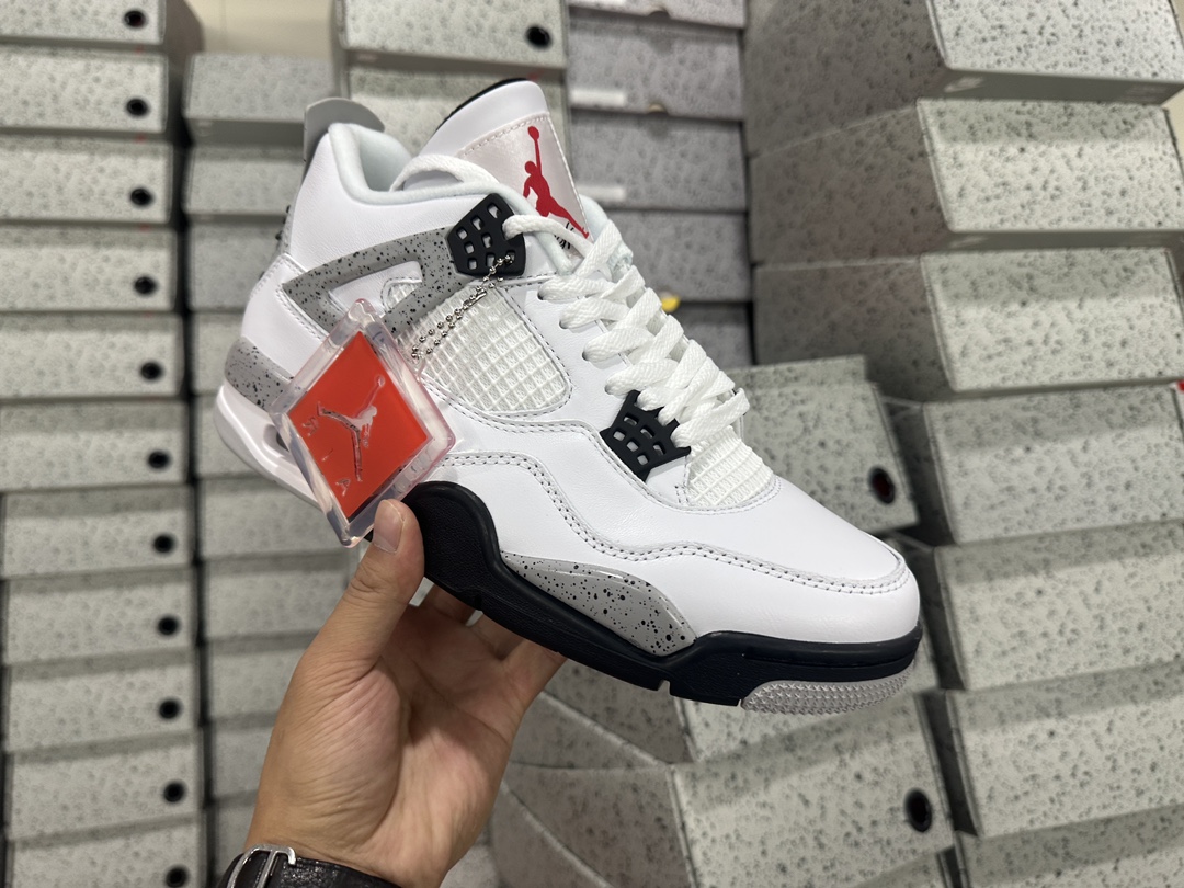 4's Retro White Cement