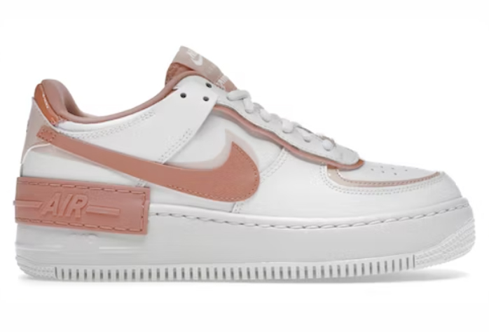 AF 1 Shadow White Coral Pink