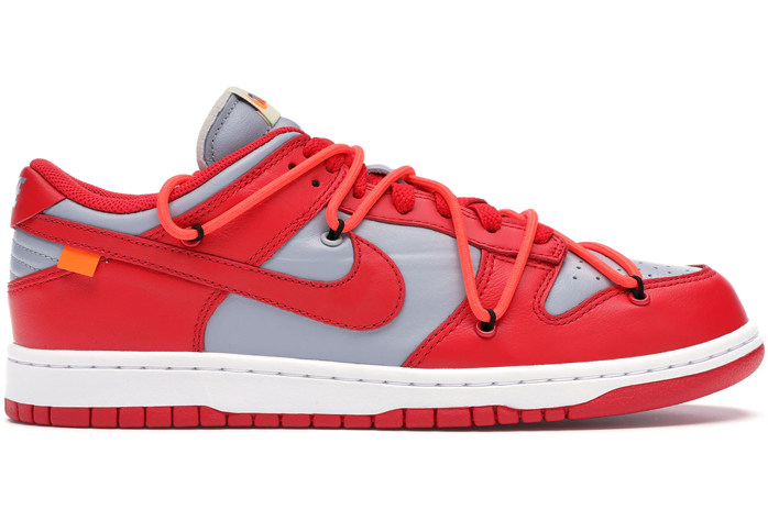 off-White x Futura x SB Dunk University Red