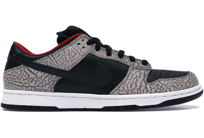 Dunk SB Low Supreme Black Cement