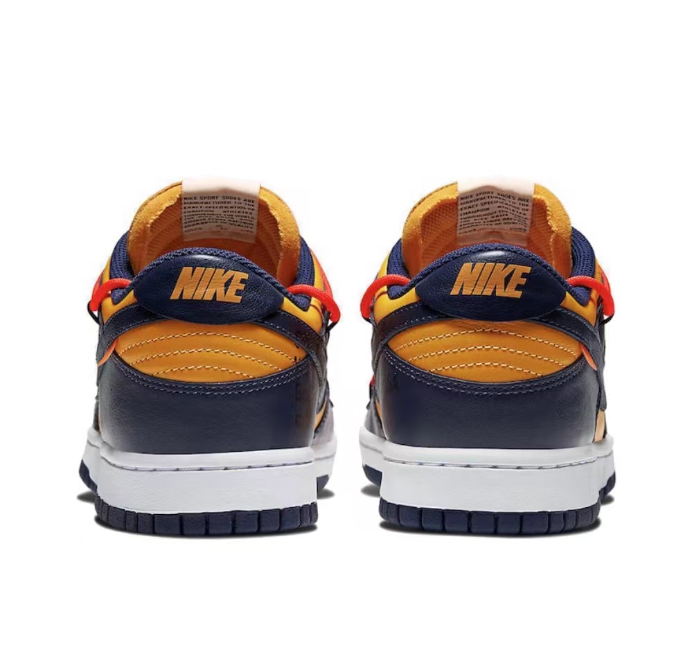 OW x Futura x SB Dunk Michigan University Gold Midnight Navy