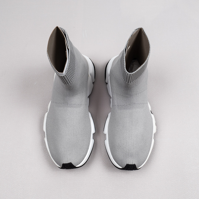 【Free Shipping】男女鞋 巴黎袜子鞋SPEED LOGO印花袜式针织运动鞋