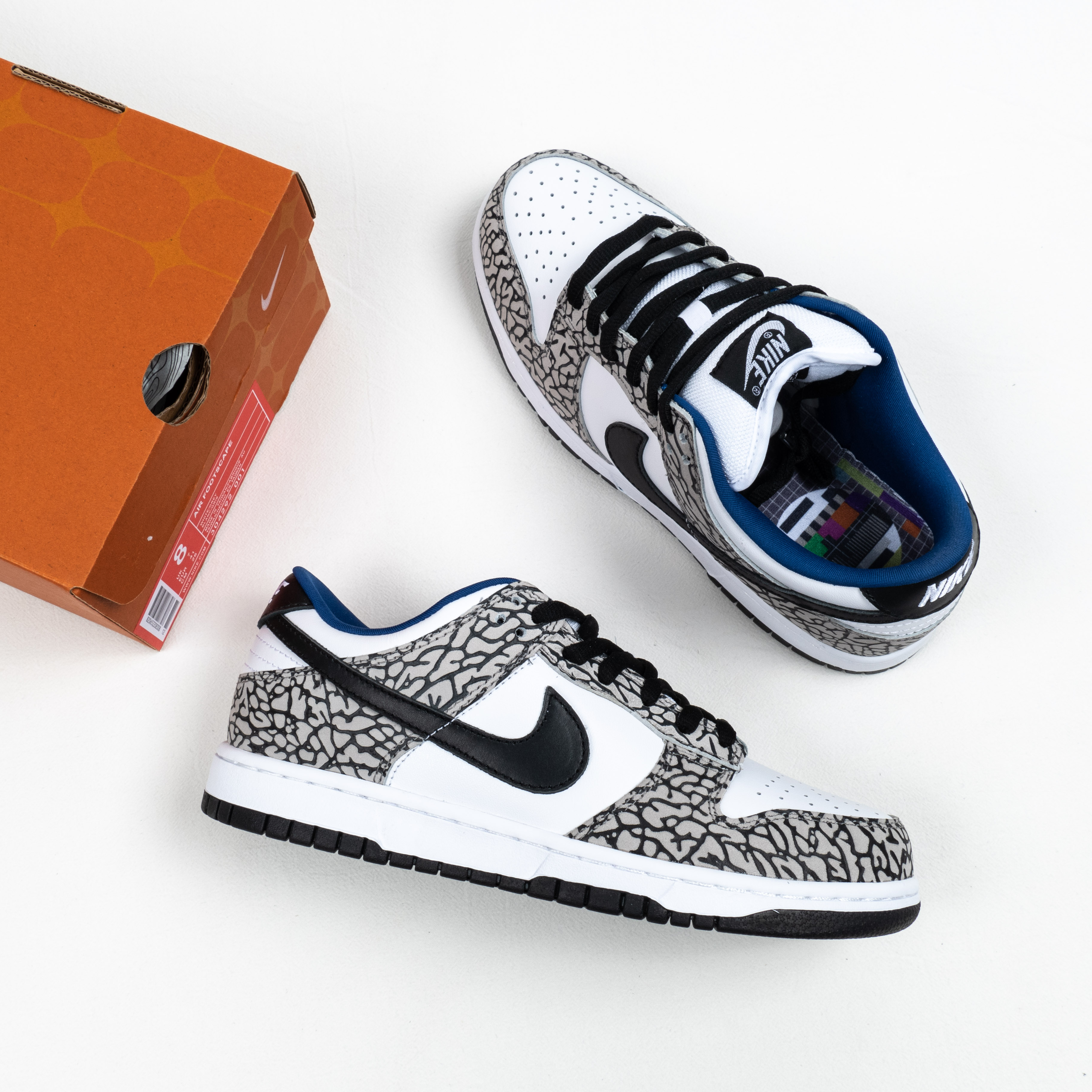 Dunk SB Low Supreme White Cement