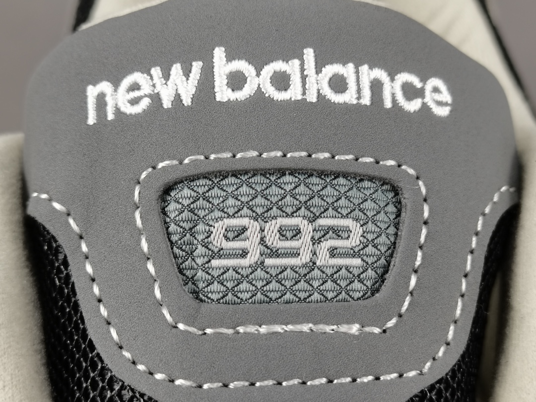 992 Black Grey Suede