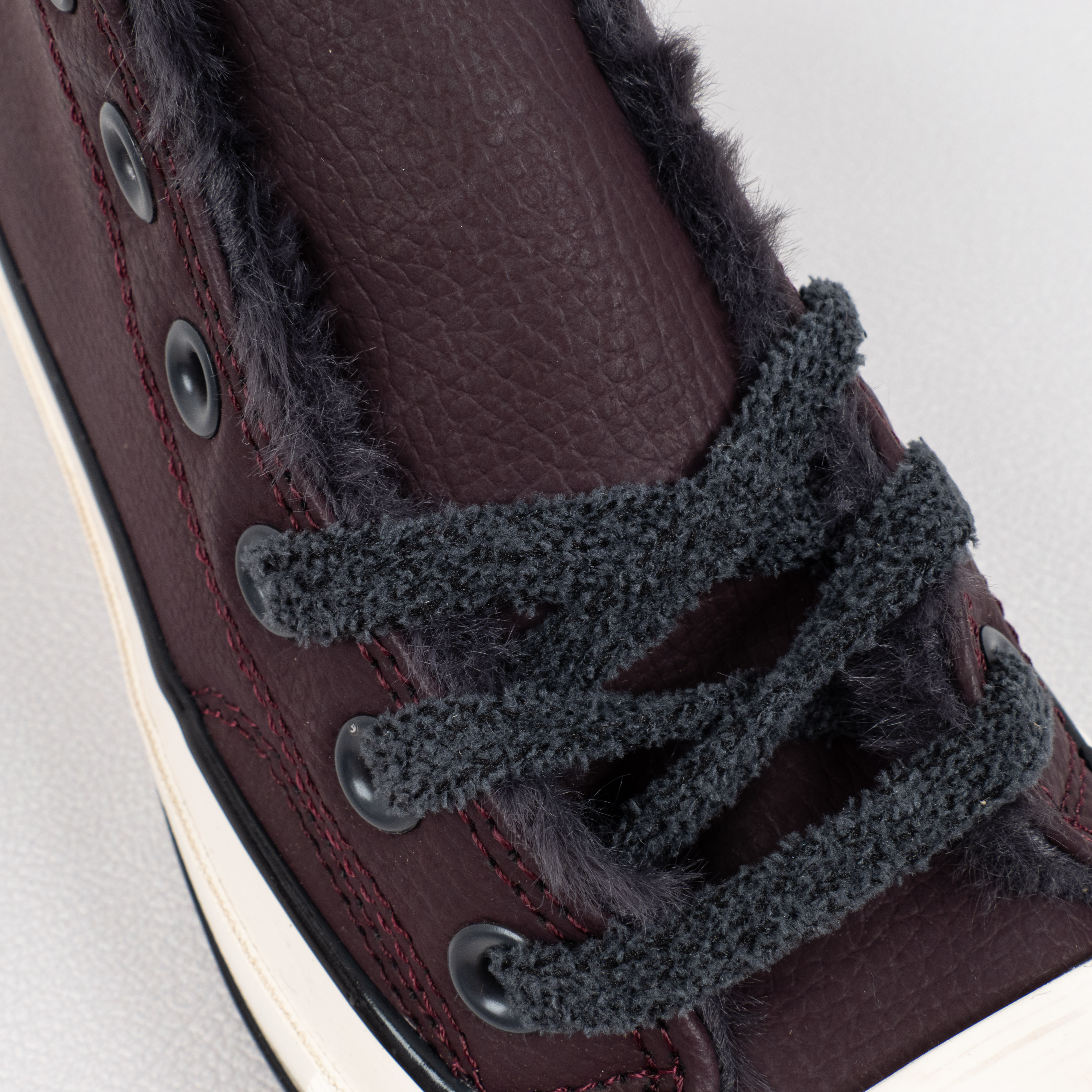 Converse Chuck 70s Leather and fleece canvas sneakers