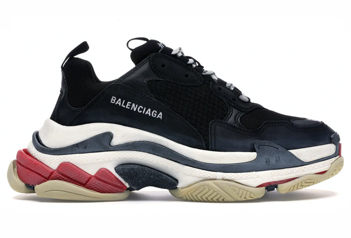 Triple S Black White Red