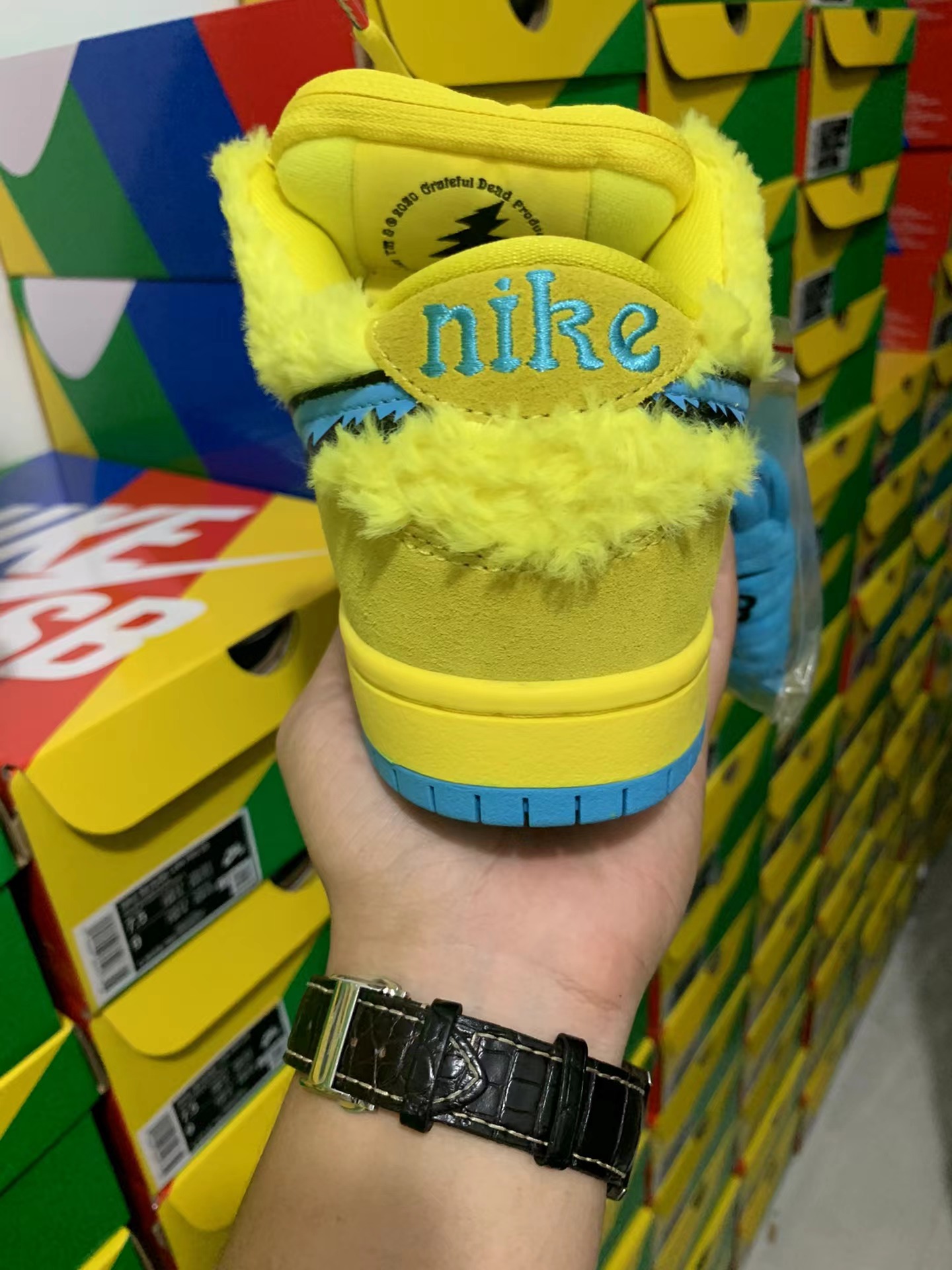 SB Dunk Low Grateful Dead Bears Opti Yellow