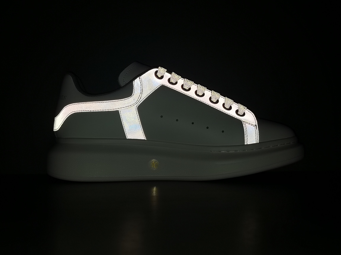 White Grey Reflective