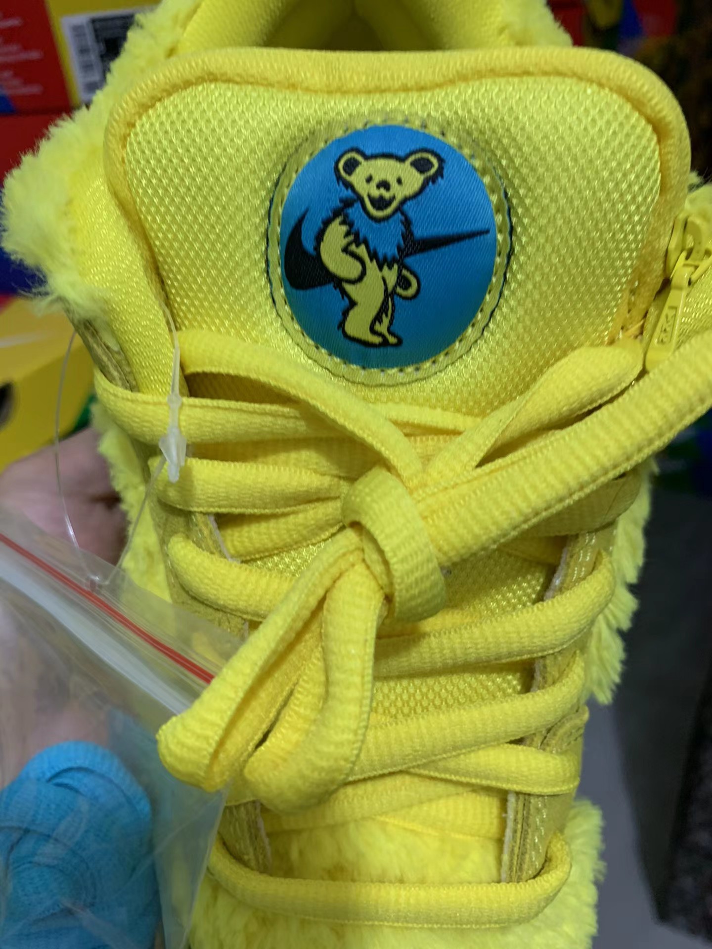 SB Dunk Low Grateful Dead Bears Opti Yellow