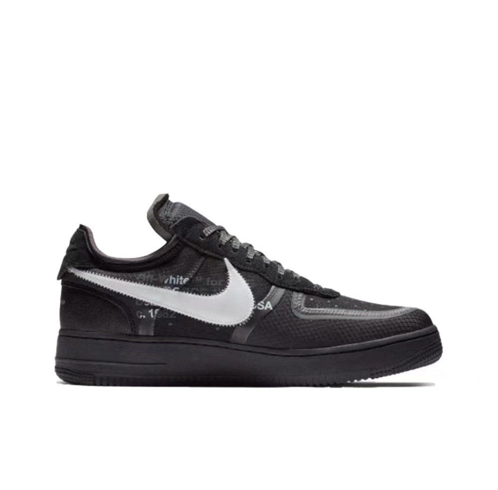 AF 1 Low Off-White Black White