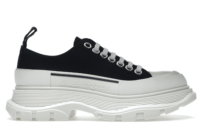 Tread Slick Low Lace Up Black White