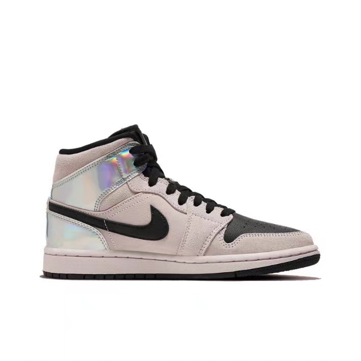 1's Mid Dirty Powder Iridescent