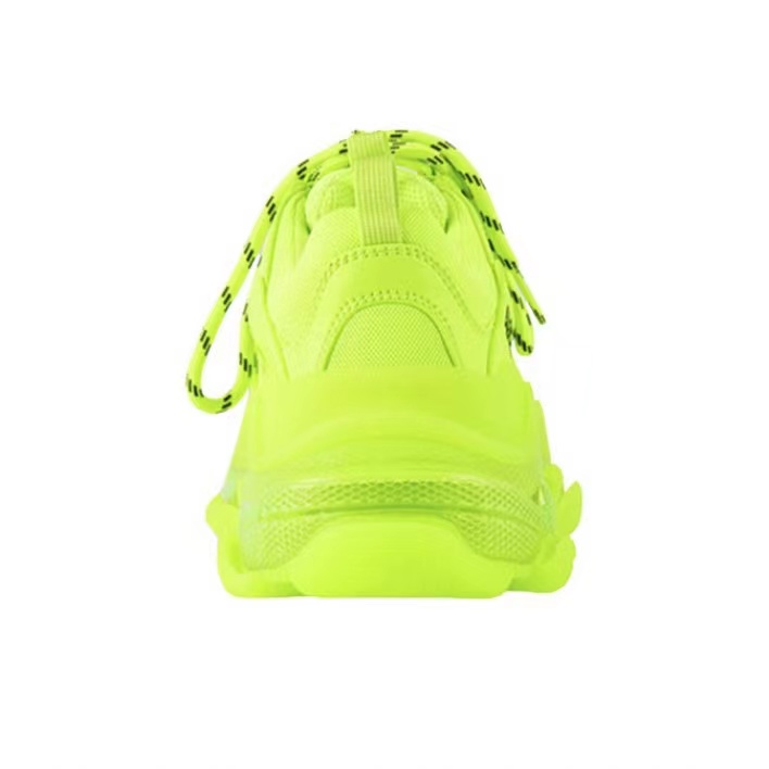 Triple S Clear Sole Fluo Yellow